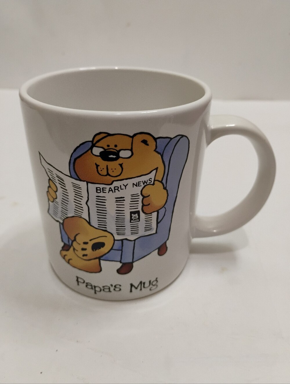 Papa's Mug Vintage Russ Berrie Made In Korea Tea Coffee Mug